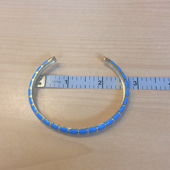 Blue Enamel Cuff Bangle Bracelet *NEW* - Picture 7 of 8